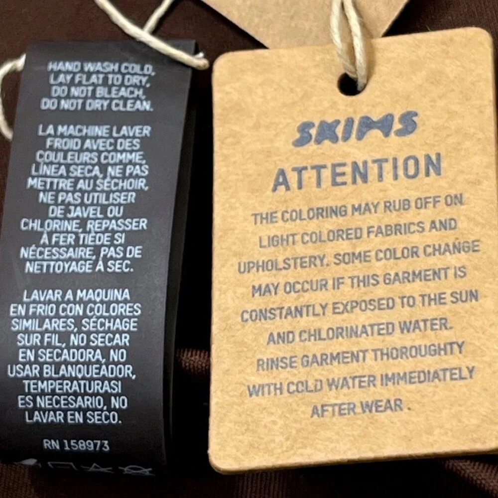 SKIMS Shaping Swim Cami One Piece‎ Cocoa Womens 3X
